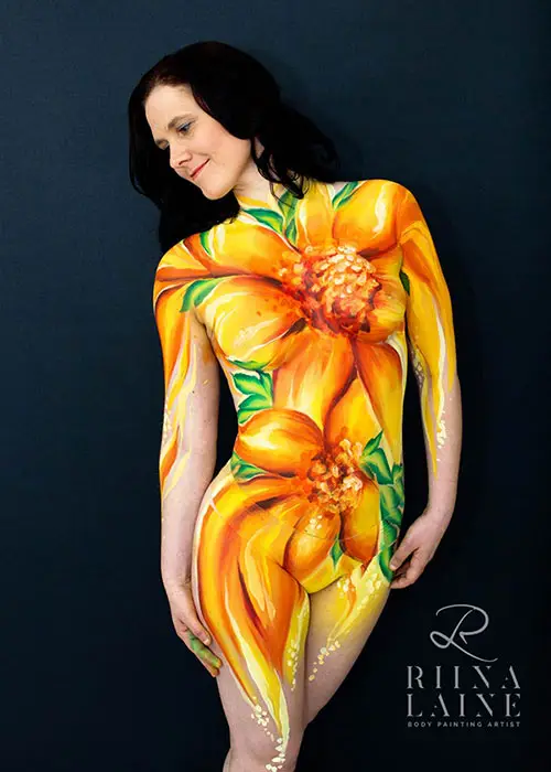 Feel amazing with Empowering body painting by Riina Laine